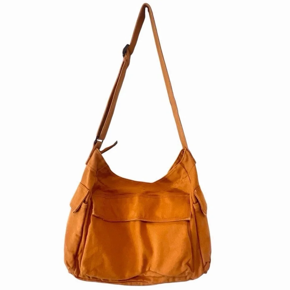 Unisex Vintage Canvas Crossbody Messenger Bag -New